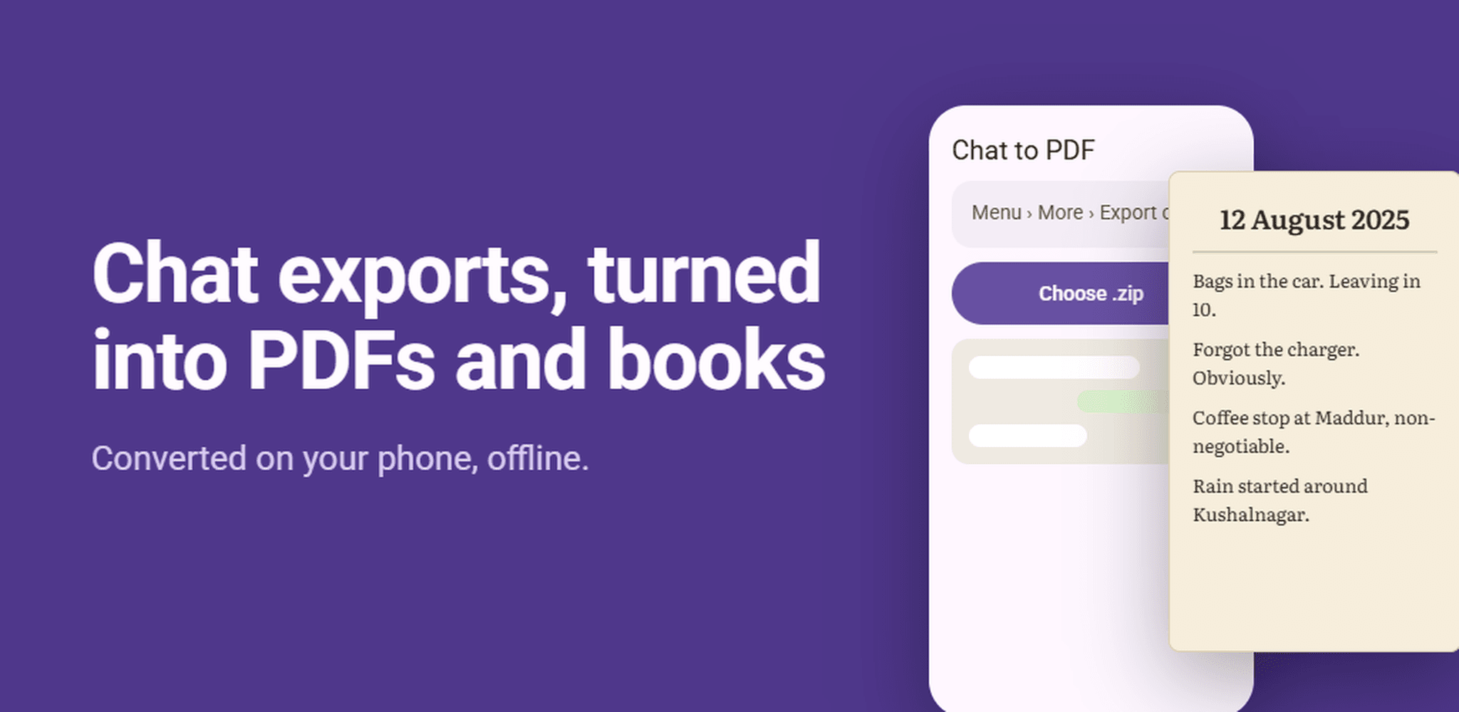 whatsapp chat to pdf